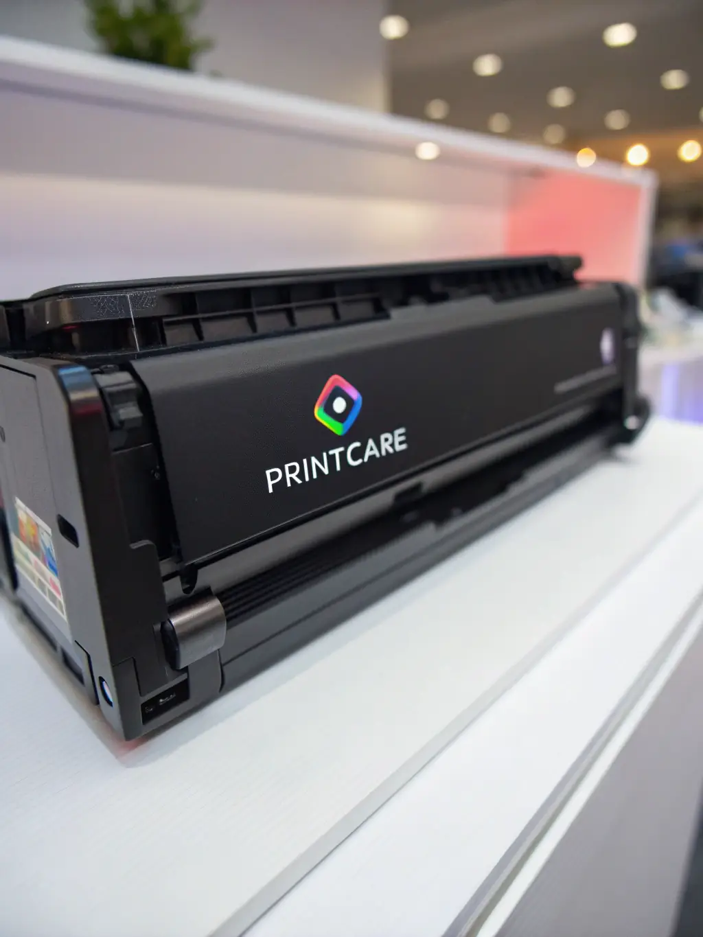 A detailed image of a toner cartridge for laser printers, highlighting its sleek design and the fine print quality it delivers, demonstrating the reliability offered by Max Source Studio.