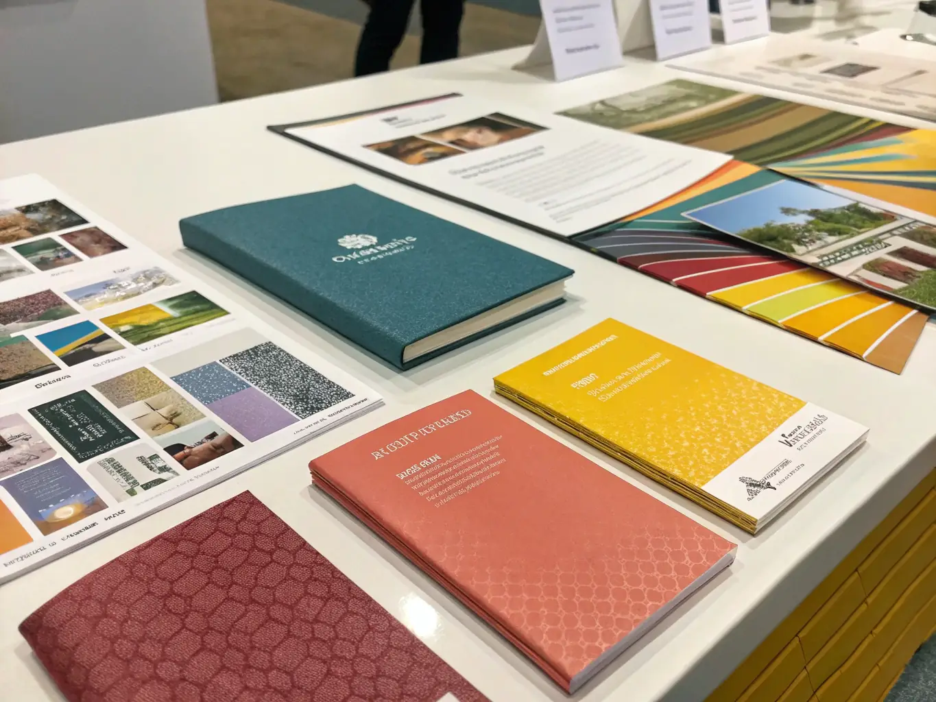 An image showcasing various print sizes, from business cards to large posters, demonstrating the range of size options available at Max Source Studio.